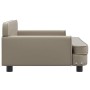 Cama para perros de cuero sintético color capuchino 90x53x30 cm by , Beds for dogs - Ref: Foro24-171880, Price: 114,25 €, Dis...