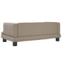 Cama para perros de cuero sintético color capuchino 80x45x30 cm de , Camas para perros - Ref: Foro24-171905, Precio: 69,28 €,...