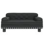 Cama para perros de cuero sintético negra 70x45x30 cm von , Betten für Hunde - Ref: Foro24-171889, Preis: 91,26 €, Rabatt: %