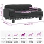 Cama para perros de cuero sintético negra 70x45x30 cm von , Betten für Hunde - Ref: Foro24-171889, Preis: 91,26 €, Rabatt: %