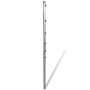 Valla con postes de hierro recubierto de zinc 50 m 80/6/15 de , Paneles de vallas - Ref: Foro24-270514, Precio: 158,49 €, Des...