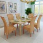 Sillas de comedor 6 unidades ratán marrón natural von , Essstühle - Ref: Foro24-274203, Preis: 526,35 €, Rabatt: %