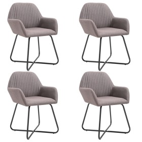 Sillas de comedor 4 unidades tela taupe de , Sillas de comedor - Ref: Foro24-277112, Precio: 400,93 €, Descuento: %