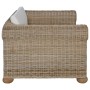 Conjunto de sofás 2 piezas con cojines ratán natural by , Sofas - Ref: Foro24-278601, Price: 961,95 €, Discount: %