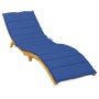 Cojín de tumbona de tela Oxford azul 200x60x3 cm by , Cushions for chairs and sofas - Ref: Foro24-314213, Price: 37,17 €, Dis...