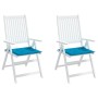 Cojines de silla de jardín 2 uds tela Oxford azul 40x40x3 cm by , Cushions for chairs and sofas - Ref: Foro24-314010, Price: ...