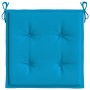 Cojines de silla de jardín 2 uds tela Oxford azul 40x40x3 cm by , Cushions for chairs and sofas - Ref: Foro24-314010, Price: ...