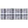 Cojín silla jardín respaldo alto 4 uds cuadros gris 120x50x3 cm by , Cushions for chairs and sofas - Ref: Foro24-314129, Pric...