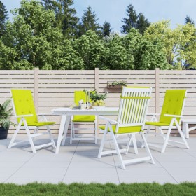 Cojín silla de jardín respaldo alto 4 uds tela verde 120x50x3cm von , Kissen für Stühle und Sofas - Ref: Foro24-314120, Preis...