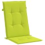 Cojín silla de jardín respaldo alto 4 uds tela verde 120x50x3cm de , Cojines para sillas y sofás - Ref: Foro24-314120, Precio...