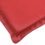 Cojín de tumbona de tela Oxford rojo 200x70x3 cm by , Cushions for chairs and sofas - Ref: Foro24-314224, Price: 49,15 €, Dis...