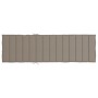 Cojín de tumbona de tela Oxford gris taupé 200x70x3 cm von , Kissen für Stühle und Sofas - Ref: Foro24-314226, Preis: 42,13 €...