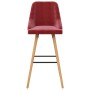 Taburetes de cocina 2 unidades terciopelo rojo vino tinto von , Küchenhocker - Ref: Foro24-289468, Preis: 174,39 €, Rabatt: %