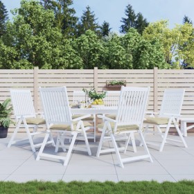 Cojines de silla de jardín 6 uds tela Oxford beige 40x40x7 cm von , Kissen für Stühle und Sofas - Ref: Foro24-314871, Preis: ...