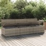 Sofá de jardín de 3 plazas con cojines ratán sintético gris by , Outdoor sofas - Ref: Foro24-318672, Price: 285,03 €, Discoun...