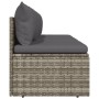 Sofá de jardín de 3 plazas con cojines ratán sintético gris by , Outdoor sofas - Ref: Foro24-318672, Price: 285,03 €, Discoun...