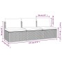 Sofá de jardín de 3 plazas con cojines ratán sintético gris by , Outdoor sofas - Ref: Foro24-318672, Price: 285,03 €, Discoun...