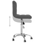 Silla de oficina giratoria tela gris oscuro von , Bürostühle - Ref: Foro24-334314, Preis: 84,06 €, Rabatt: %