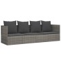 Sofá tumbona de jardín con cojines ratán sintético gris von , Liegen - Ref: Foro24-319564, Preis: 277,85 €, Rabatt: %