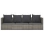 Sofá tumbona de jardín con cojines ratán sintético gris von , Liegen - Ref: Foro24-319564, Preis: 277,85 €, Rabatt: %