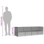 Sofá tumbona de jardín con cojines ratán sintético gris von , Liegen - Ref: Foro24-319564, Preis: 277,85 €, Rabatt: %