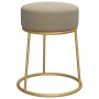 Hocker redondo gris oscuro terciopelo von , Klapphocker und Stühle - Ref: Foro24-340256, Preis: 39,51 €, Rabatt: %