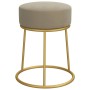 Hocker redondo gris oscuro terciopelo von , Klapphocker und Stühle - Ref: Foro24-340256, Preis: 39,51 €, Rabatt: %