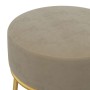Hocker redondo gris oscuro terciopelo von , Klapphocker und Stühle - Ref: Foro24-340256, Preis: 39,51 €, Rabatt: %