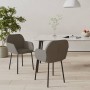 Sillas de comedor 2 unidades terciopelo gris oscuro de , Sillas de comedor - Ref: Foro24-344702, Precio: 134,65 €, Descuento: %