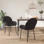 Sillas de comedor 2 unidades cuero sintético negro by , dining chairs - Ref: Foro24-344761, Price: 116,92 €, Discount: %