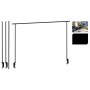 ProGarden Decorative table bar with black metal table clamp by ProGarden, Decor - Ref: Foro24-436284, Price: 23,89 €, Discoun...