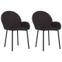 Sillas de comedor 2 unidades cuero sintético negro by , dining chairs - Ref: Foro24-344761, Price: 116,92 €, Discount: %