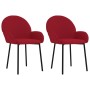 Sillas de comedor 2 unidades terciopelo rojo tinto von , Essstühle - Ref: Foro24-344768, Preis: 124,30 €, Rabatt: %