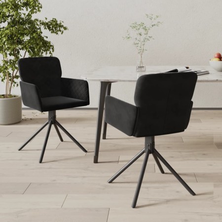 Sillas de comedor giratorias 2 uds terciopelo negro von , Essstühle - Ref: Foro24-344796, Preis: 177,33 €, Rabatt: %