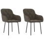 Sillas de comedor 2 unidades terciopelo gris oscuro von , Essstühle - Ref: Foro24-344846, Preis: 145,67 €, Rabatt: %