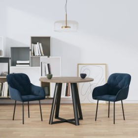 Sillas de comedor 2 unidades terciopelo azul de , Sillas de comedor - Ref: Foro24-344844, Precio: 129,37 €, Descuento: %