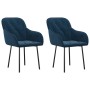 Sillas de comedor 2 unidades terciopelo azul von , Essstühle - Ref: Foro24-344844, Preis: 115,07 €, Rabatt: %