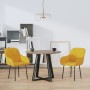 Sillas de comedor 2 unidades terciopelo amarillo de , Sillas de comedor - Ref: Foro24-344852, Precio: 132,20 €, Descuento: %