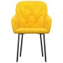 Sillas de comedor 2 unidades terciopelo amarillo de , Sillas de comedor - Ref: Foro24-344852, Precio: 132,20 €, Descuento: %