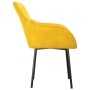 Sillas de comedor 2 unidades terciopelo amarillo de , Sillas de comedor - Ref: Foro24-344852, Precio: 132,20 €, Descuento: %
