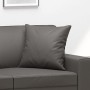 Cojines decorativos 2 uds cuero sintético gris 40x40 cm von , Kissen - Ref: Foro24-349482, Preis: 26,60 €, Rabatt: %