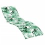 Cojín de tumbona tela Oxford estampado de hojas by , Cushions for chairs and sofas - Ref: Foro24-361418, Price: 38,95 €, Disc...