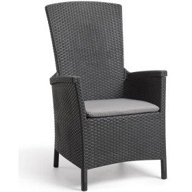 Keter Silla de jardín reclinable Vermont grafito 238452 de , Sillas de jardín - Ref: Foro24-408948, Precio: 109,51 €, Descuen...