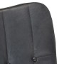 Mecedora con taburete cuero auténtico gris de , Mecedoras - Ref: Foro24-339697, Precio: 138,93 €, Descuento: %