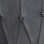Mecedora con taburete cuero auténtico gris de , Mecedoras - Ref: Foro24-339697, Precio: 138,93 €, Descuento: %