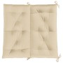 Cojín de banco de jardín tela Oxford beige 100x(50+50)x7 cm by , Cushions for chairs and sofas - Ref: Foro24-314995, Price: 3...