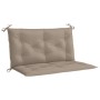Cojín de banco de jardín tela Oxford taupe 100x(50+50)x7 cm by , Cushions for chairs and sofas - Ref: Foro24-315000, Price: 3...