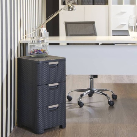 Curver Cajonera Style gris antracita 3x14 l von , Aufbewahrungsschubladen für zu Hause - Ref: Foro24-443856, Preis: 80,37 €, ...