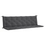 Cojín de banco de jardín tela Oxford antracita 200x(50+50)x7 cm von , Kissen für Stühle und Sofas - Ref: Foro24-315040, Preis...