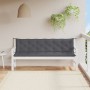 Cojín de banco de jardín tela Oxford antracita 200x(50+50)x7 cm von , Kissen für Stühle und Sofas - Ref: Foro24-315040, Preis...